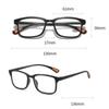 Men's Square Frame Myopia Glasses Ultralight Eye Protection Anti-Blue Light Eyeglasses Finished Minus Sight Eyewear -1.0 TO -4.0