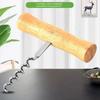 Cute Wine Opener with Wooden Handle Stainless Steel Corkscrew Wine Bottle Opener Easy Novelty Fun Wine Wing Wood Tools LYI