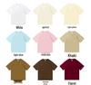 Women's 200g Pure Cotton Short Sleeve Round Neck T-shirt - Solid Color, Casual Fit