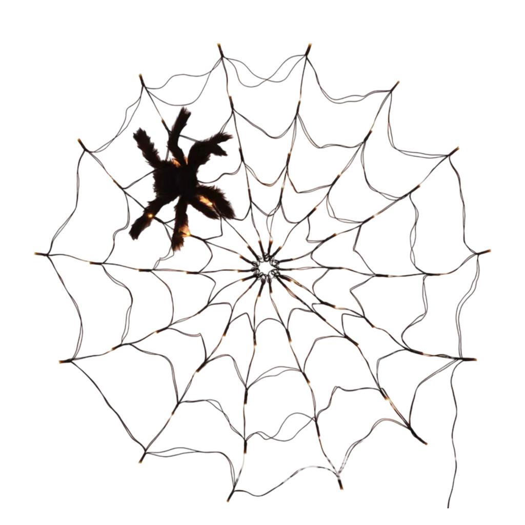 Spider -Web Lights Halloween Decorative Lights LED Atmosphere Decoration