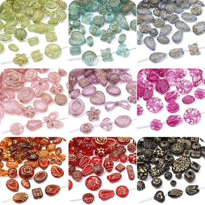 Accessori per gioielli, orecchini, collane, bracciale fai da te, perline miste multi-stile da 20 g/borsa