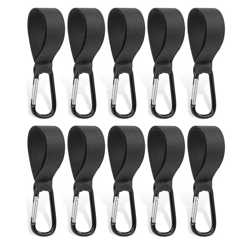 10 Stück Kinderwagen Haken Clip Aluminiumlegierung Karabiner Kinderwagen Organizer Wickeltasche Einkauf Kinderwagen Haken Aufhänger Kinderwagen Zubehör