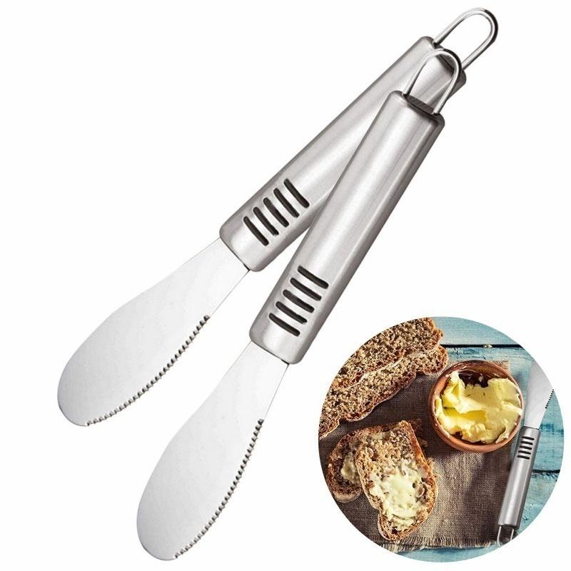Stainless Steel Butter Knife Cake Cream Knife Spatula Smoother Icing Frosting Spreader Fondant Pastry Cake Decorating Baking