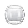 Clear Unbreakable Desktop & Living Room Fish Tank - Round Transparent Tank for Goldfish & Turtles