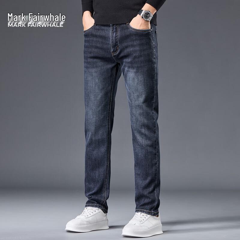 

Мужские джинсы прямого кроя Mark Fairwhale с эффектом стирки 33