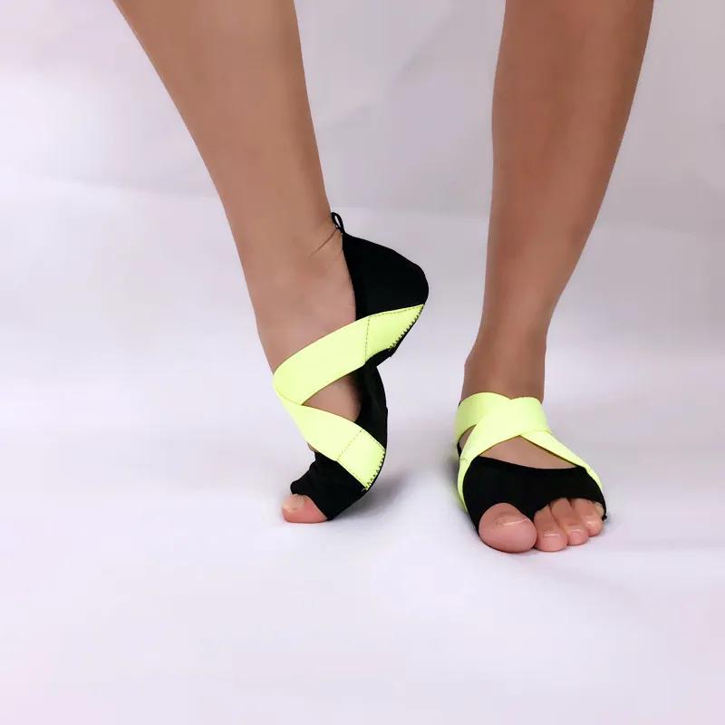 New Women's Air Yoga Strapping Yoga Shoes Silica Gel Yoga Socks Yoga Shoes Training Dance Shoes