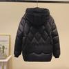 Women's Hooded Coat Ladies Winter Cotton Coat Thickened Warm Jacket