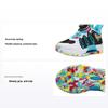 Qingkuang 2 Durable Rebound Low-Top Basketball Shoes Kids Sneaker Black White Blue 312319910-2