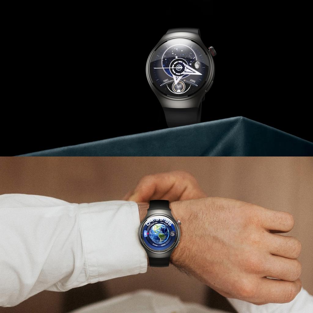 Rainbuvvy DM80 4G SmartWatch 1,43 palcový Android 8.1 RAM 2GB ROM 16G 1000mAh Single SIM Wifi Kamera GPS Sportovní hodinky