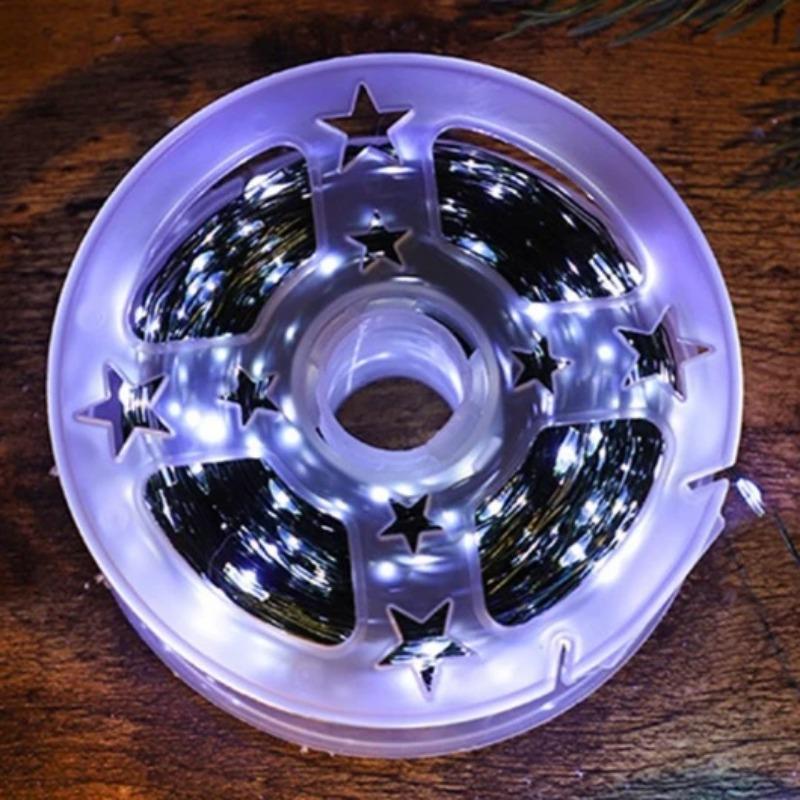 Durable 10/20/30/40/50M LED String Lights Remote Control Green Copper Wire New Year Lamp Christmas Tree Decoration Lights