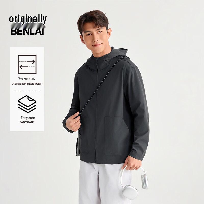 Benlai Men s Easy-Care Lightweight Outdoor Spring Jacket XL