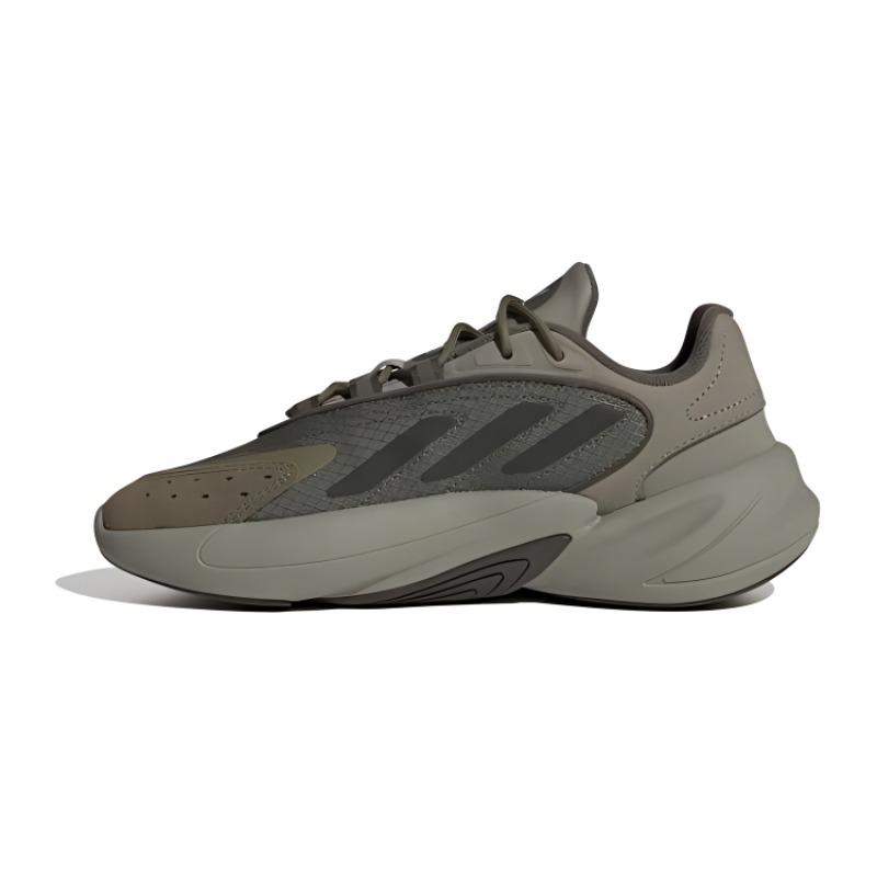 Adidas Originals Ozelia Versatile Comfortable Shock Absorbing Durable Low Top Kids Casual Shoes Kids Casual Shoes Gray Green IG7465