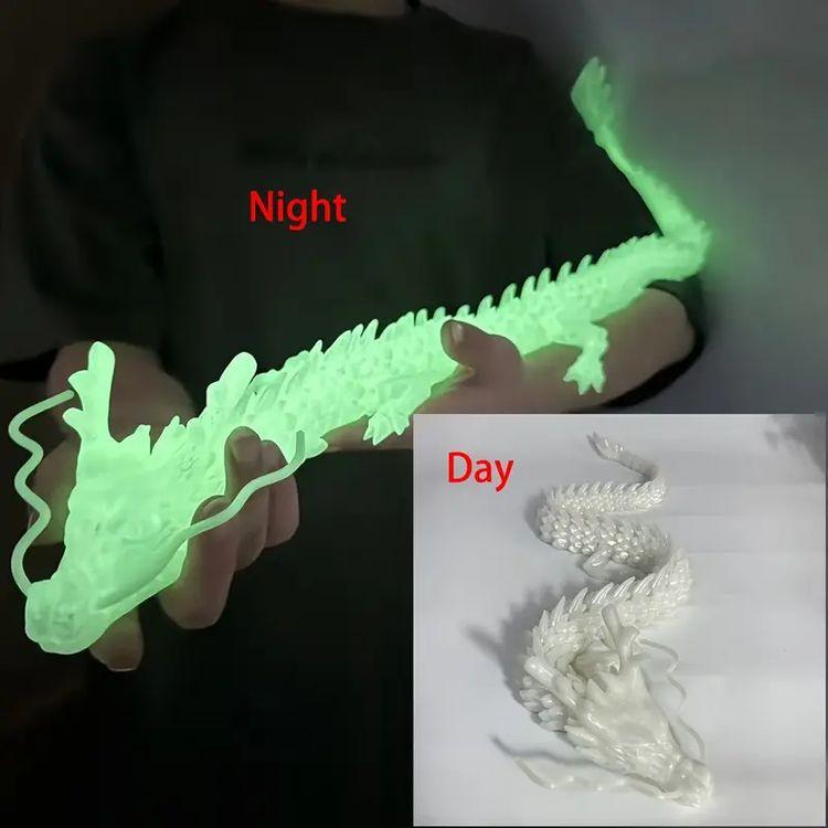

90Cm New 3D Printed Dragon Full Body Joints That Can Move Home Furnishing And Decoration Figurines Desktop Ornament Children Toy 90cm