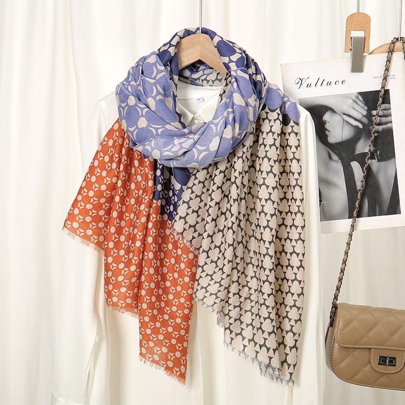 

Winter Fashion Aztec Patchwork Fringe Viscose Shawl Scarf Lady High Quality Wrap Pashmina Stole Bufandas Muslim Hijab 180*90Cm