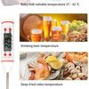 Ölthermometer, empfindliches, präzises LCD-Display, Edelstahlsonde, Fleischtemperaturmessgerät für Zuhause