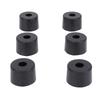 16 Stück Lautsprecher-Isolationsfüße Gummipads Antivibrationsfüße für Lautsprecher Plattenspieler Subwoofer Verstärker CD DVD