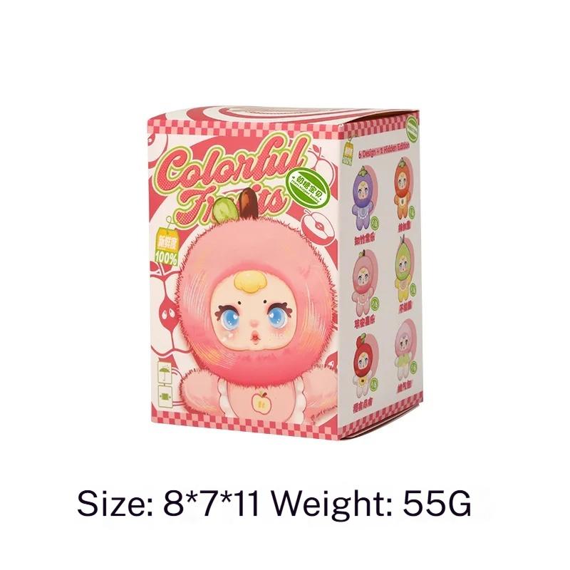 Charming Fruity Plush Blind Box with Vinyl Face - Creative Cute Desktop Decoration Collectible Doll