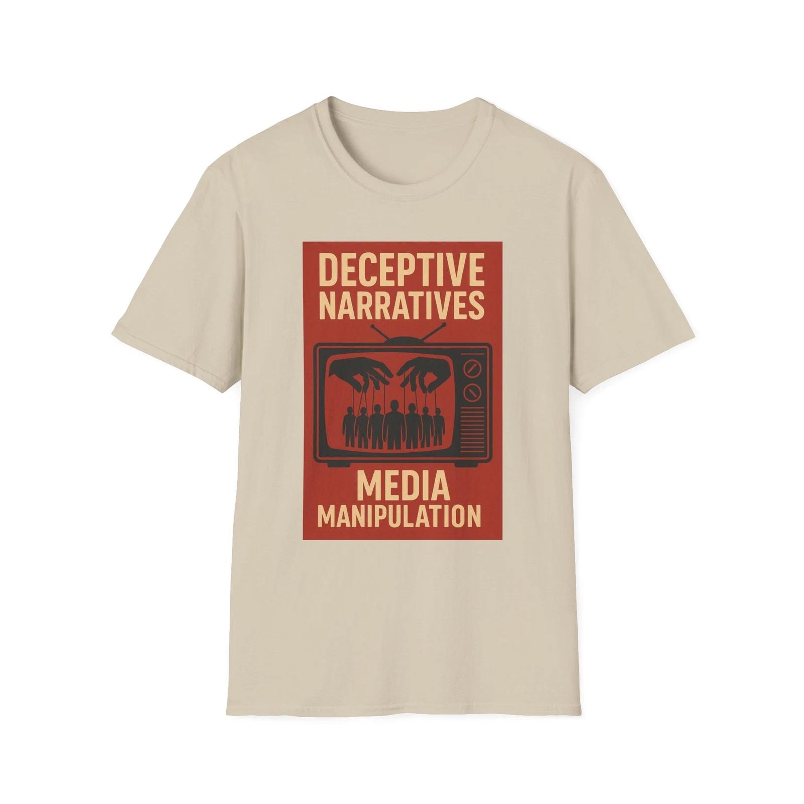 Deceptive Narratives Shirt, America First Anti-Globalist Tee, Patriotic Tee, USA 2XL