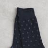 Monfoot Small Pattern Formal Socks Navy