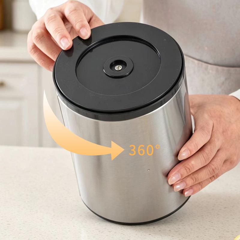 Rotatable Stainless Steel Kitchen Utensil Storage Rack