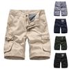 Men's Summer Casual Outdoors Casual Patchwork Pockets Overalls Sport Tooling Shorts Pants