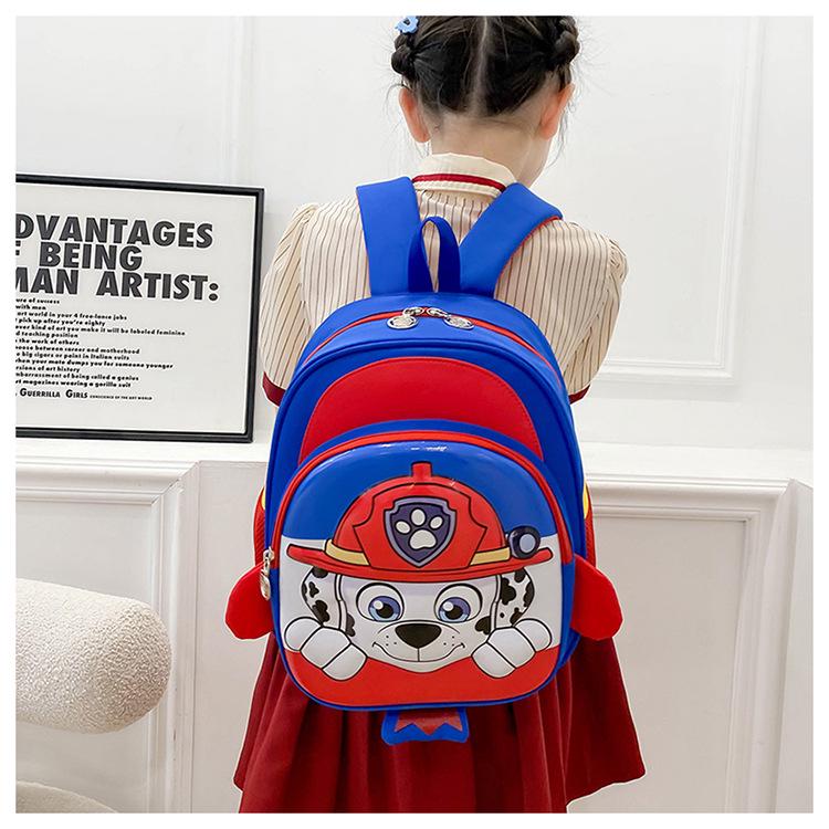 Paw Patrol Kids' Backpack: Cute Cartoon Hard Shell for Boys & Girls, Lightweight, Trendy & Versatile.