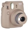 Fujifilm Sofortbildkamera instax mini8 plus mit Nahlinse und echter Handschlaufe Cocoa INS MINI 8P COCOA