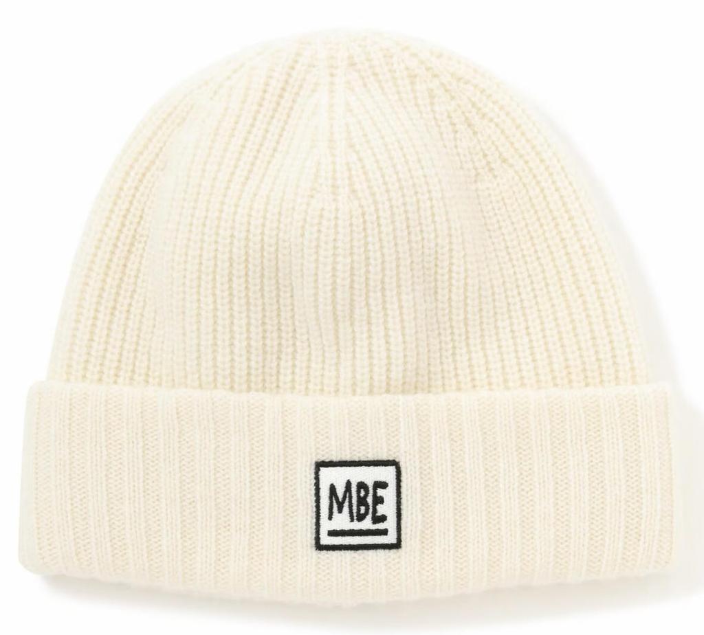 Unisex Knit Cap Brand Golf Hat FR [Master Bunny] (Cashmere Blend, Logo) / / 758-4287107 030_White