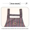New Waterproof Apron Stain-Resistant Oil-Proof Kitchen Smock Sleeveless Simple Hotel Restaurant Chef Barbecue Apron