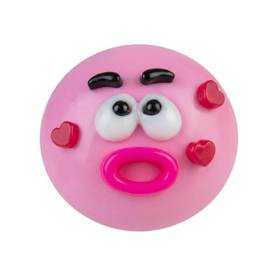 

1/2/5Pcs Dog Face Squeeze Toy, Moldable Slow Rise Cartoon Expression Stress Ball, Relaxing Anxiety Relieving Face Fidget Toy for Home, Office D