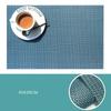 PVC Placemat Washable Dining Table Mats for Dining Table Cafe Anti-slip Hot Placemats Bowl Insulation Pad Cup Mat Table Coasters
