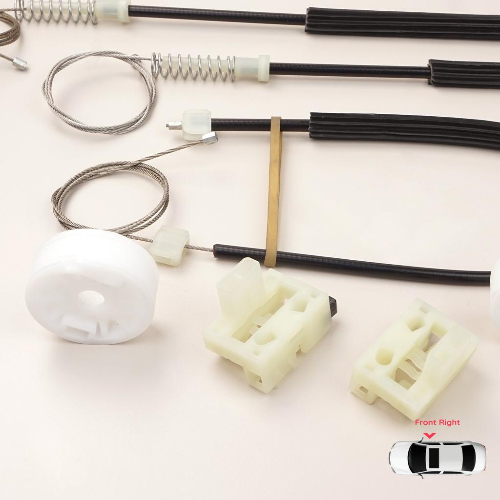 BWR5321 Power Window Lifter Regulator Repair Set Front Right for Chevrolet Cruze MK1 J300 J305 J308 2008-2016 4/5 Door 95382557