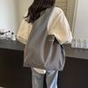 Lazy Wind Canvas Bag Female New Casual Letter Student Class Commuter Bag Large Capacity Tote Bag Female