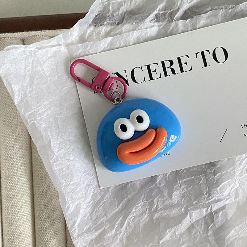 

Geometric Big Mouth Keychain Cute Car Pendant Resin Doll Student Couple Schoolbag Bag Pendant Accessories