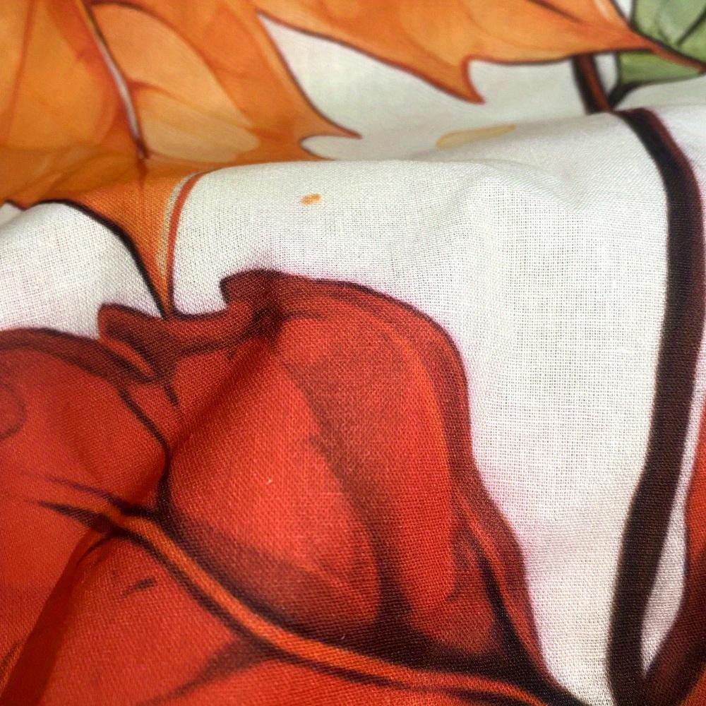 Comforter Fashion Maple Leaf Pattern Digital Printed Bedding Set Colorful Designed And S Light Beige Comfortable