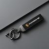 Zinc Alloy Leather Car Keychain Pendant Key Ring Chain For Porsche Cayenne Panamera Macan 911 718 918 Taycan Boxster Accessories
