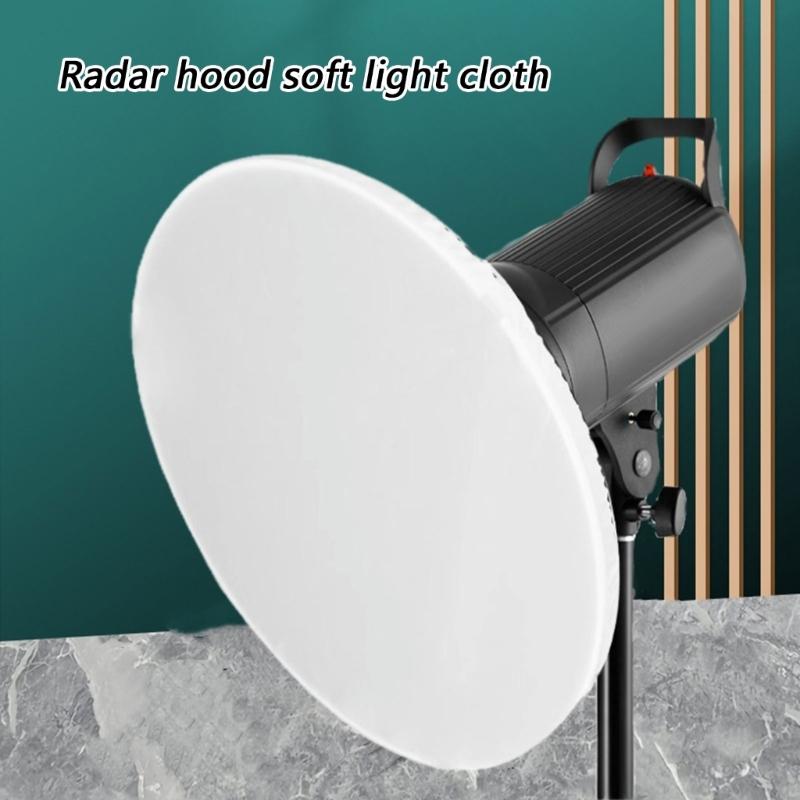42cm Soft Diffuser Lamp Cover Cloth Diffuser Reflector Lamp Sock for Flashing Light Beauty Dish Photography Studio