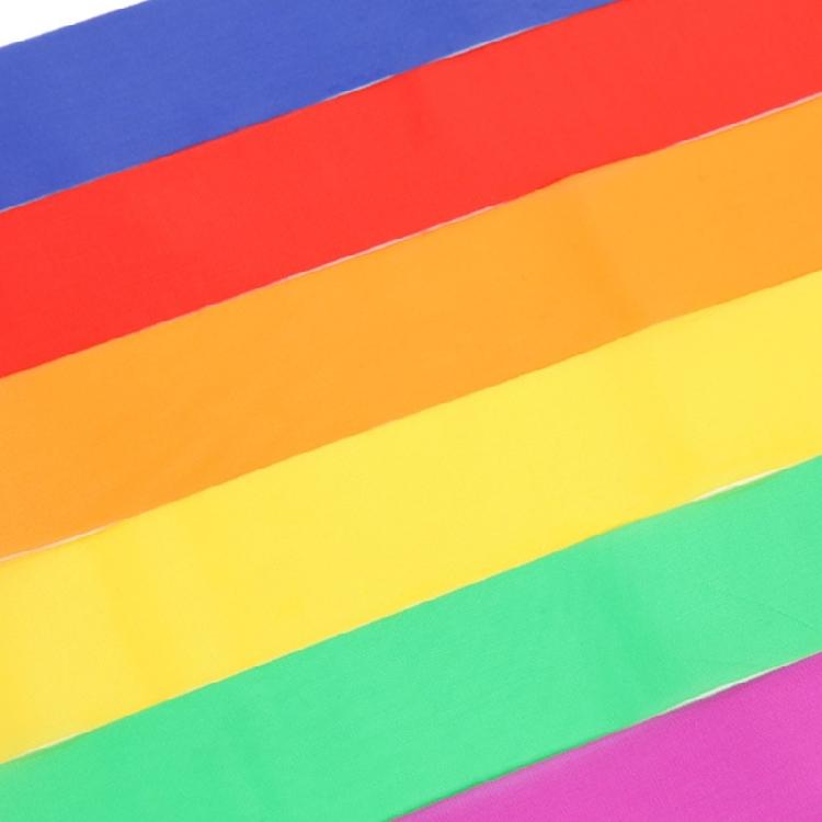 Conjunto de 12 Fitas de Ginástica Arco-Íris para Ginásio, Treino, Circo, Dança, Twirling