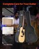 Acoustic Guitar Hard Case 43.31 In With Lock And Keys for Acoustic Guitar