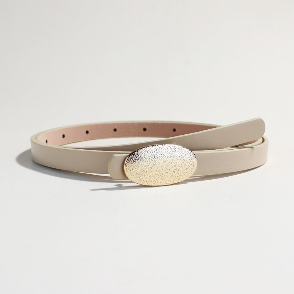 

Женский тонкий ремень с пряжкой в виде гусиного яйца, женский декоративный завязанный маленький ремень для платья 105Cm long