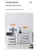 Transparent Desktop File Organizer and Document Storage Rack