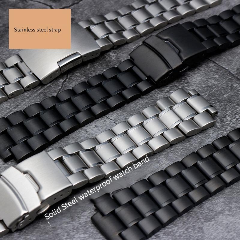 Classic Stainless Steel Watchband for TIMEX T2N720 T2N721 TW2R55500 T2N721 Series Watch Strap 24*16mm Men's Watch Strap Bracelet + Tools