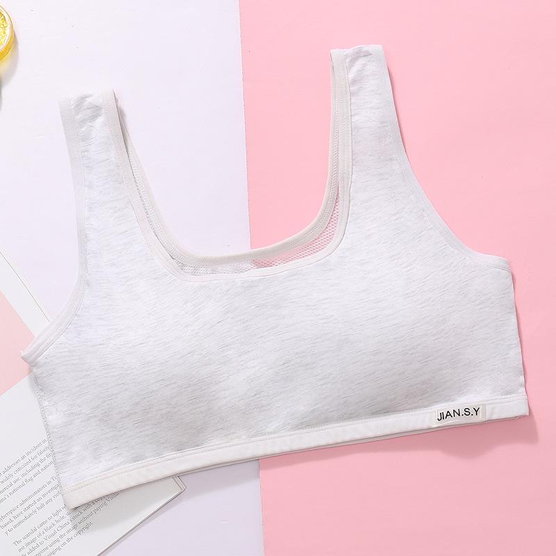 Bralette in Rete di Cotone Traspirante per Ragazze delle Medie - Senza Ferretto, Design Leggero