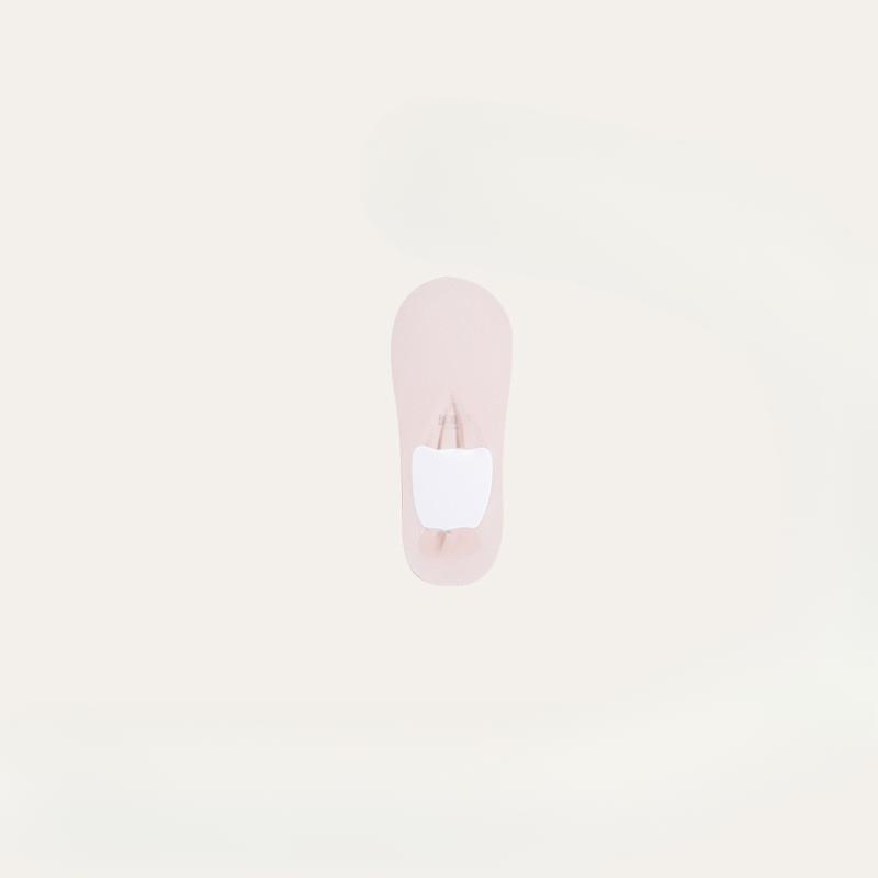 Women's Summer Ultra Thin Cotton Bottom Breathable Shallow Mouth Invisible Non Slip Non Fall with Ice Silk Boat Socks