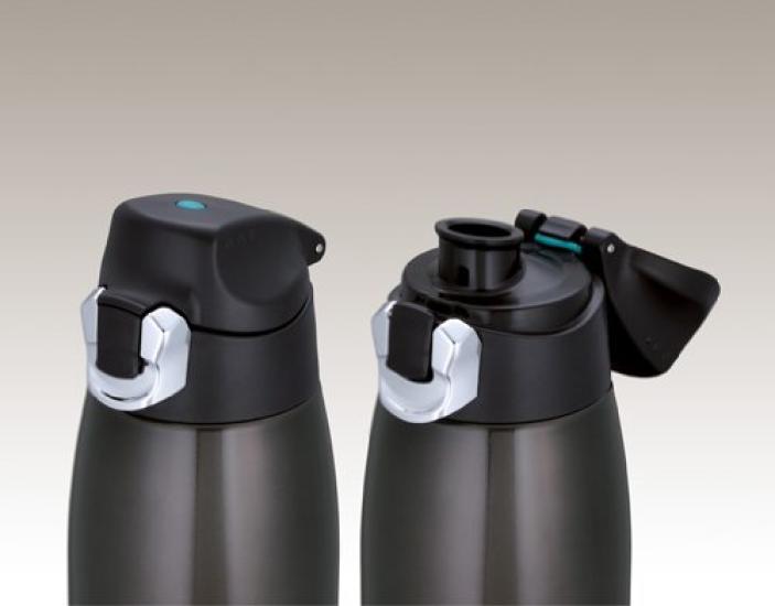 Thermos Vacuum Insulated Sports Bottle Black BK 1.0L FFF-1000F
