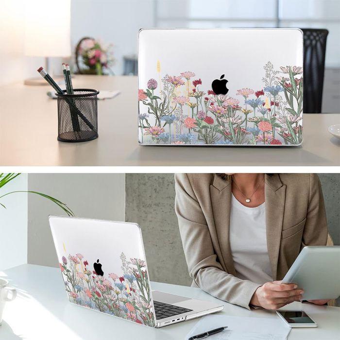 Protective Case - MacBook - Air 15 Inch - Rigid - Anti-slip - Garden Flower Pattern