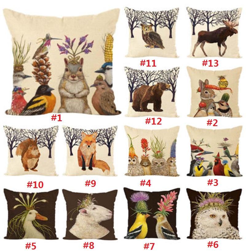 Luxurious 17.7" Animal Print Cushion Cover Adds Elegance To Any Sofa Or Car Interior