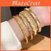 Copper Flower Bracelet With Plated Zirconia For Vintage Elegant Hand Jewelry