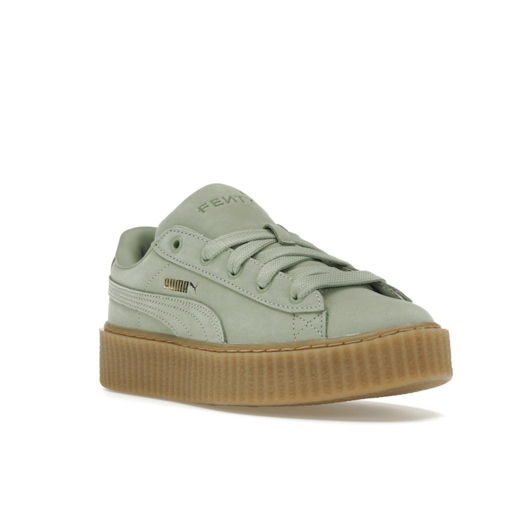 Fenty x Puma Creeper Phatty Earth Tone Pack - Green Fog Herren Sneaker Gold Gum 396813-02