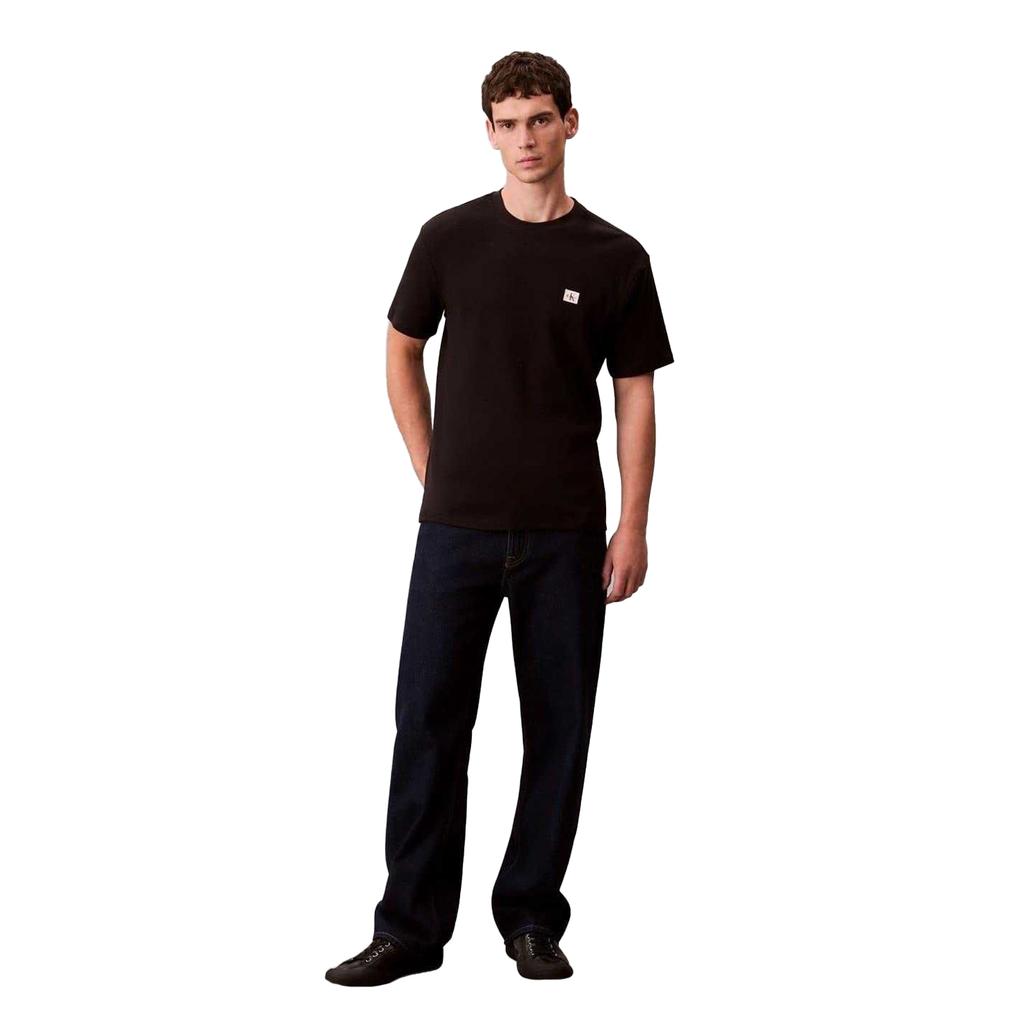 Calvin Klein Mens Badge Waffle T-Shirt